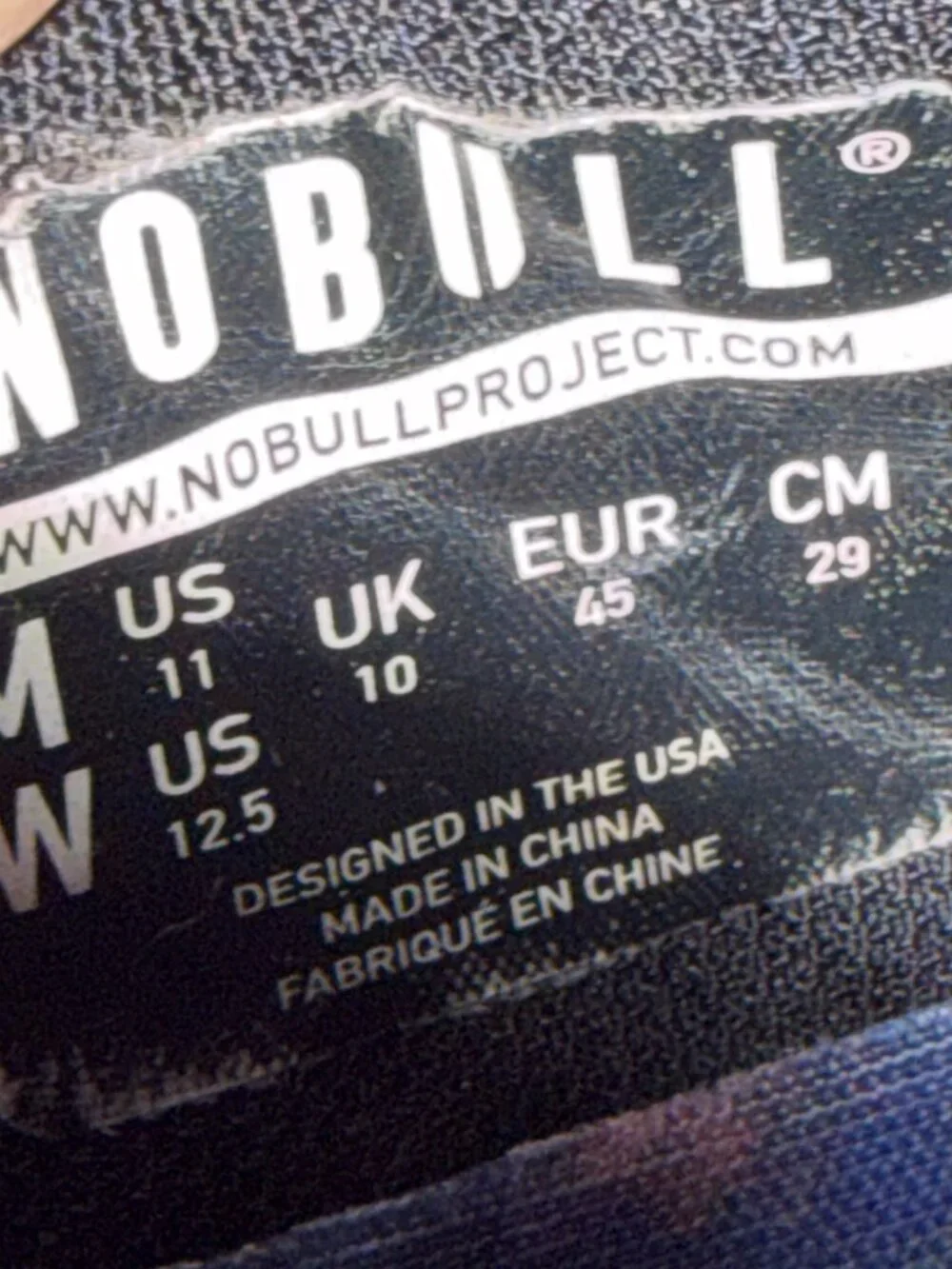 NoBull Trainer Dark‎ Purple Midnight Tye Dye Men's Athletic Training Shoes 11